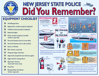 Marine Services | Did You Remember? Equipment Checklist | New Jersey State  Police